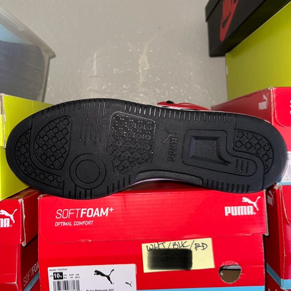 Puma Rebound Layup Men’s Red White Black Size 10.5 New. - Picture 6 of 7